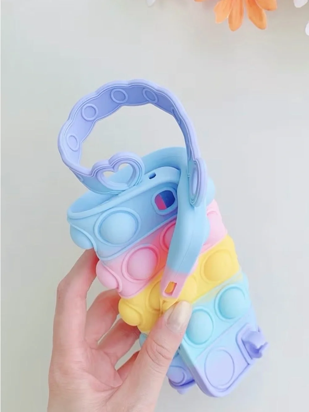Pop Fidget Toy Push It Bubble Case For iPad 6th 5th generation - pen not Incl